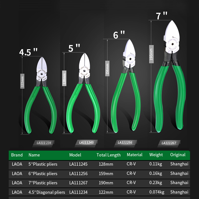 LAOA CR-V Plastic pliers Side  - Power Tools Japan のレビューと価格