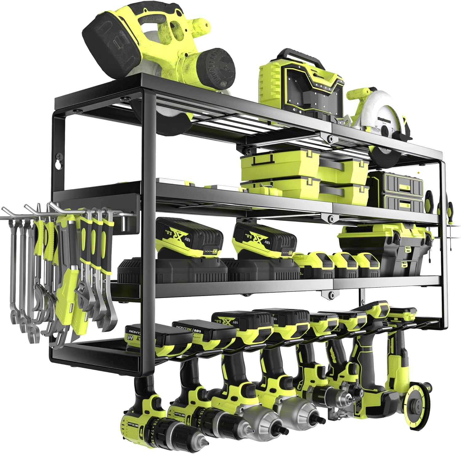 4 Layer Wall Mount Power Tool  - Power Tools Organizer のレビューと価格