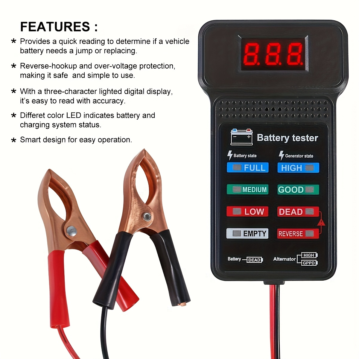 Battery Defect Detection Tool, - Power Tools Technician のレビューと価格