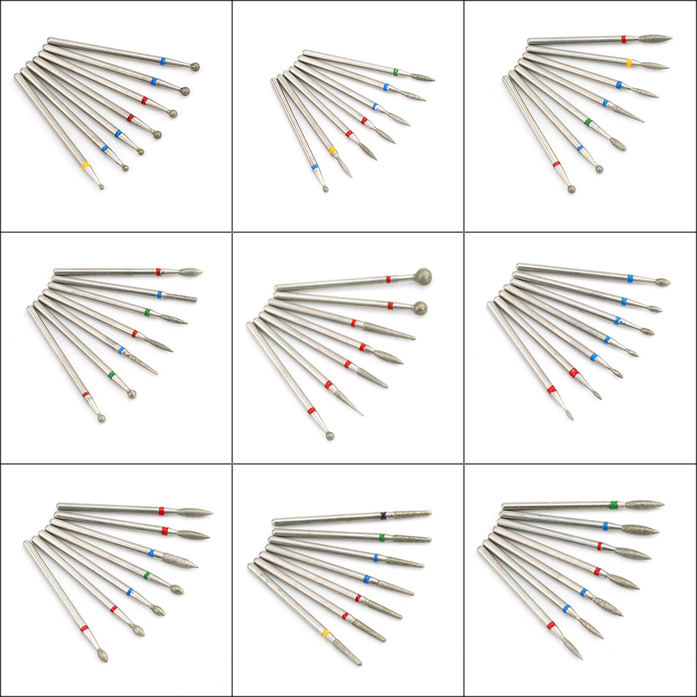 7pcs/Set Diamond Nail Drill Bi - Power Tools Total のレビューと価格
