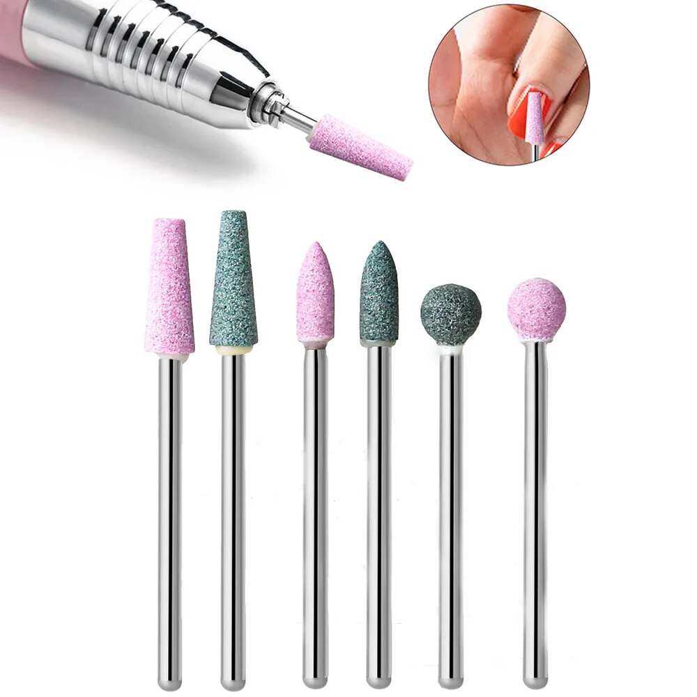 6pcs Nail Drill Bit Set Stone  - Power Tools Total のレビューと価格