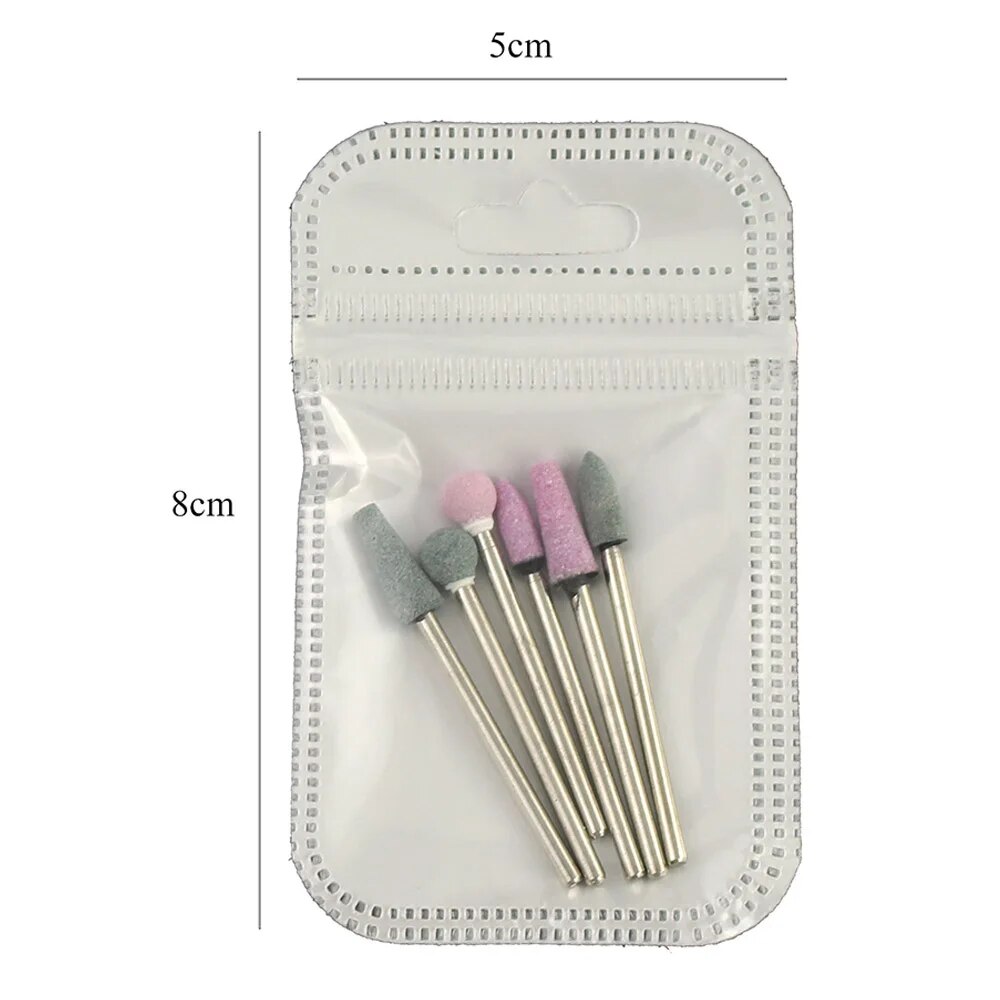 6pcs Nail Drill Bit Set Stone  - Power Tools Total のレビューと価格