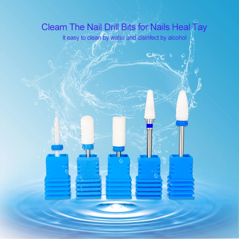 5 PCS/Set Ceramic Nail Drill B - Power Tools Total のレビューと価格