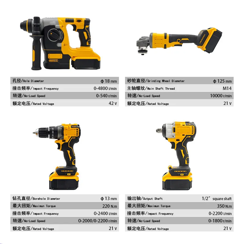 Yellow Color 18V 26MM Impact S - Power Tools Yellow Color のレビューと価格