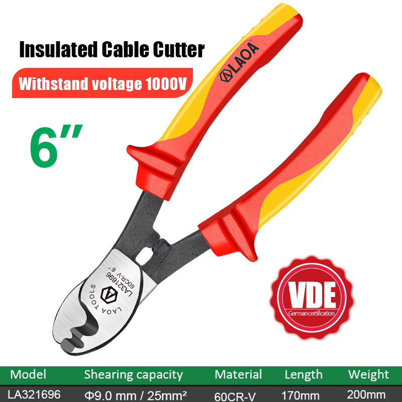 LAOA 6inch Insulated Cable Sci - Power Tools Japan のレビューと価格