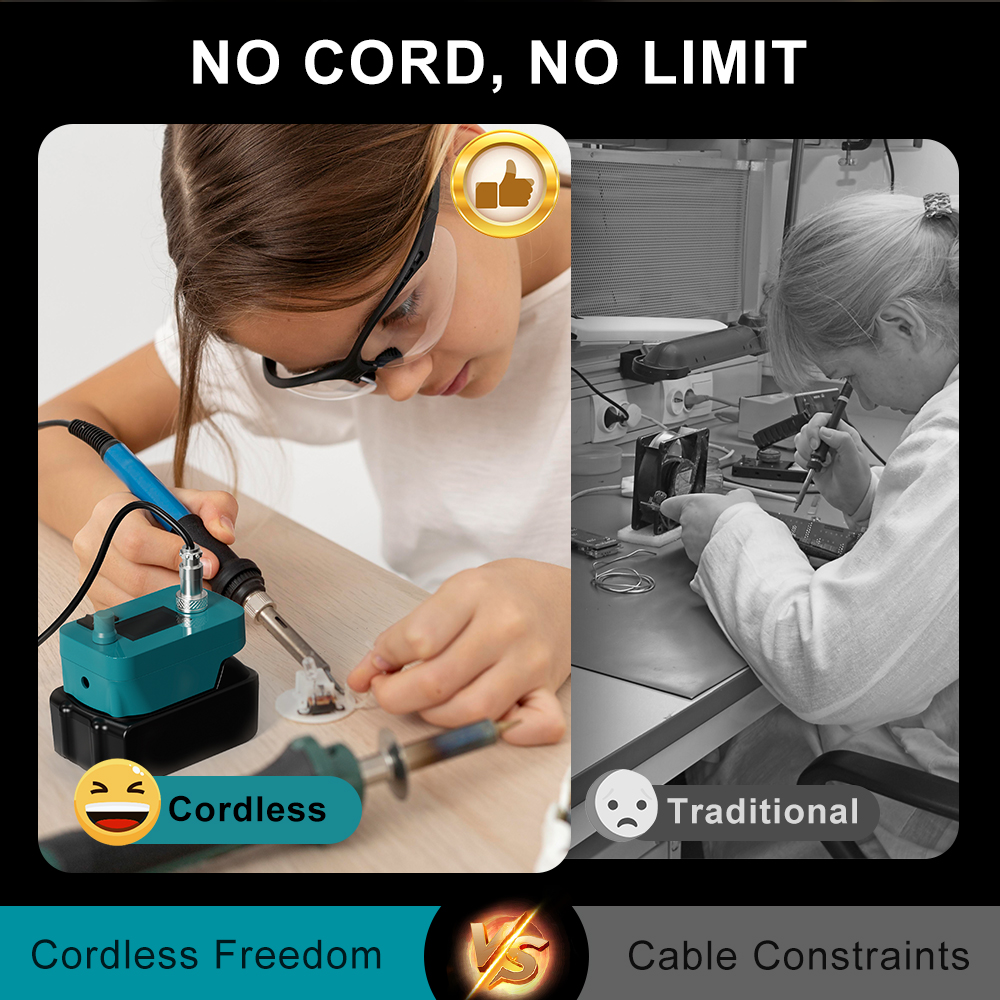 Cordless Electric Soldering Ir - Power Tools Battery Repair のレビューと価格