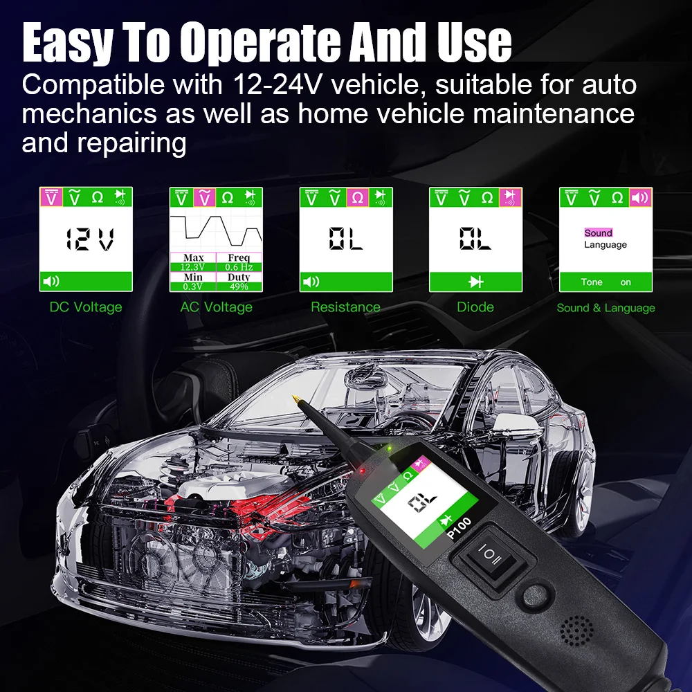 P100 Automotive Circuit Tester - Power Tools Automotive のレビューと価格