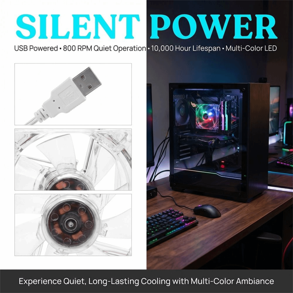 8cm Size USB Cooling Fan LED L - Power Tools Book のレビューと価格