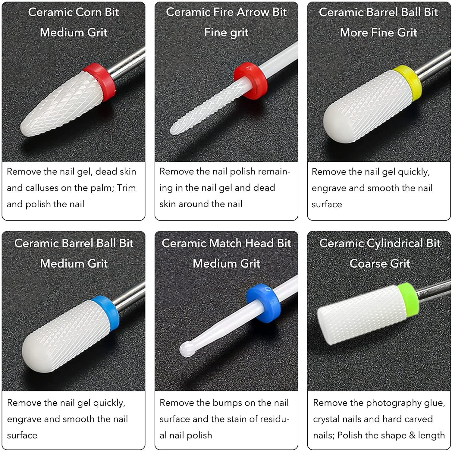7 Pcs Ceramic Milling Cutters  - Power Tools Total のレビューと価格