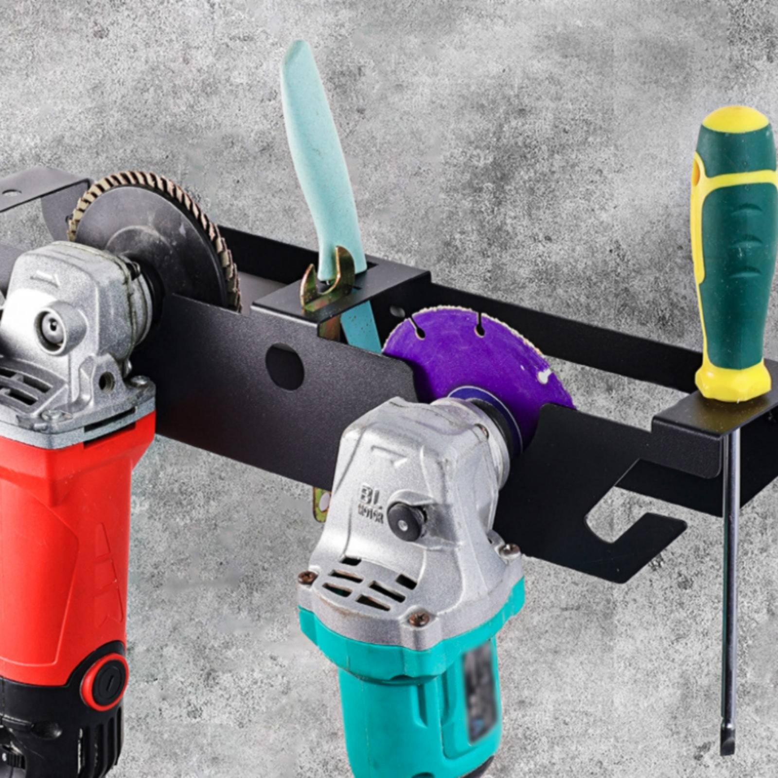4 Bay Angle Grinder Rack Large - Power Tools Organizer のレビューと価格