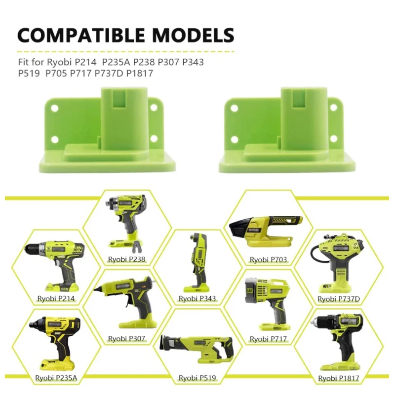 For Ryobi Holder 12V-18V Batte - Power Tools Book のレビューと価格