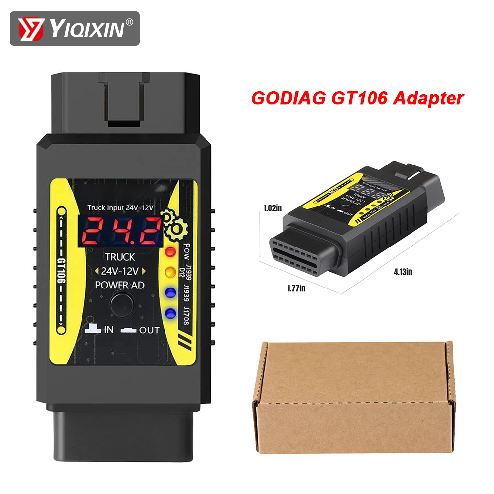 Godiag GT106 Plus Heavy Duty T - Power Tools Technician のレビューと価格
